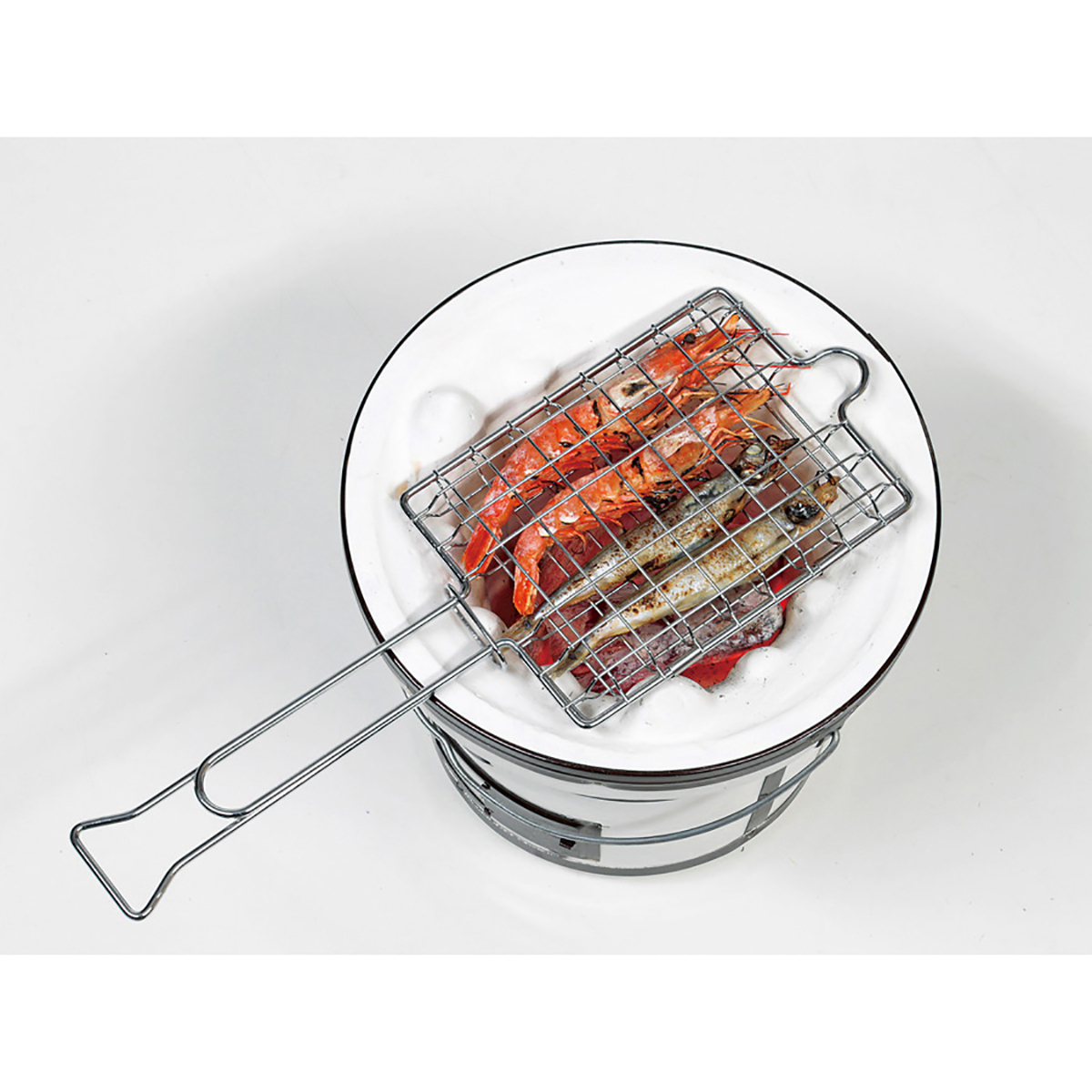 バーベキュー用鉄板 +焼き網 - 調理器具